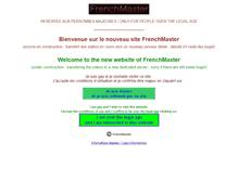 Tablet Screenshot of frenchmaster.net